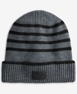 Cole Haan - Men's Heritage Stripe Cuffed Beanie