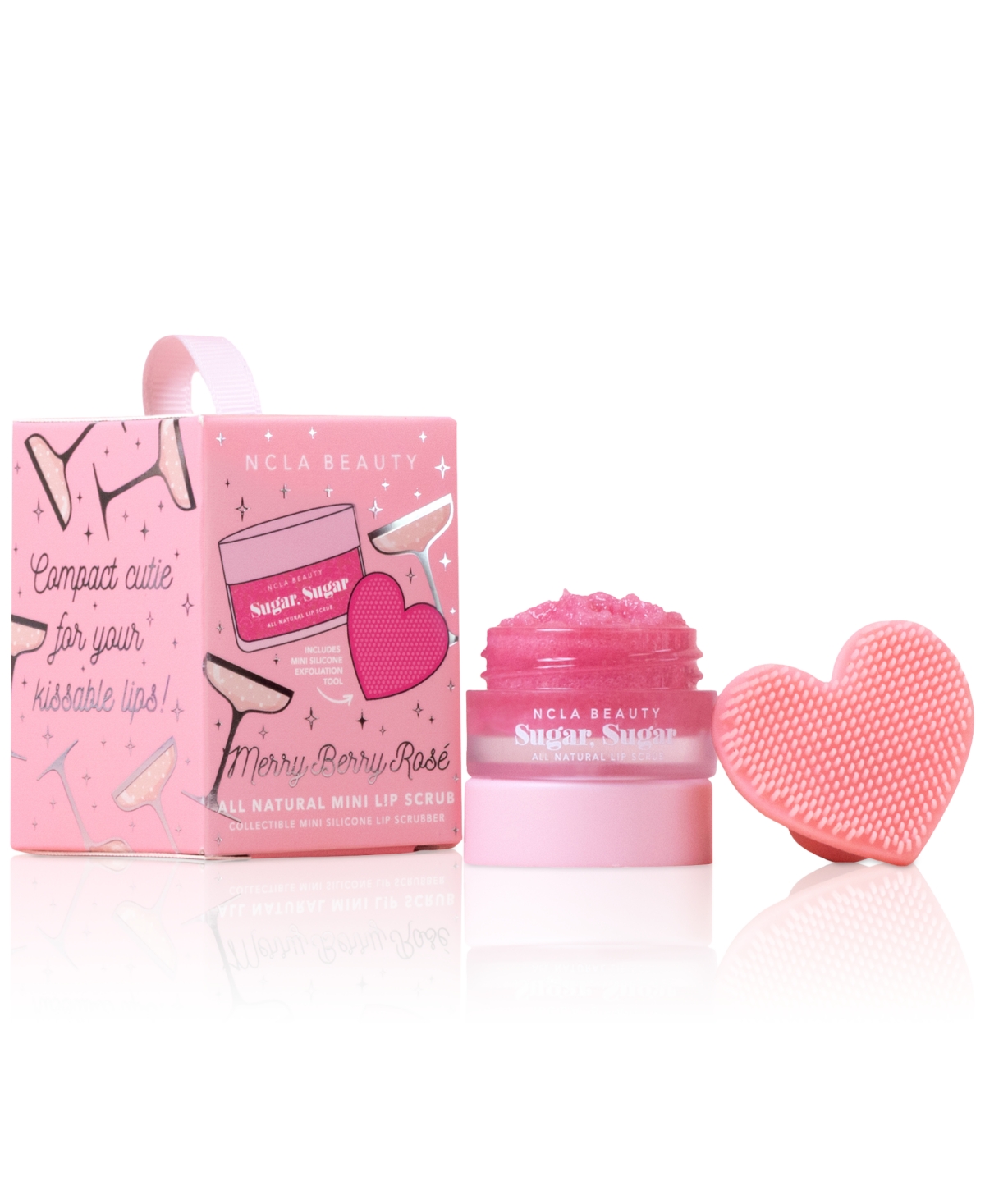 Ncla Beauty 2-Pc. Merry Berry Rose Lip Scrub Ornament Set