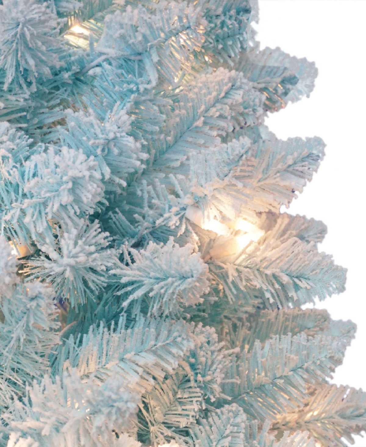 Puleo 7.5 Ft. Pre-lit Stratford Pine Artificial Christmas Tree In Blue