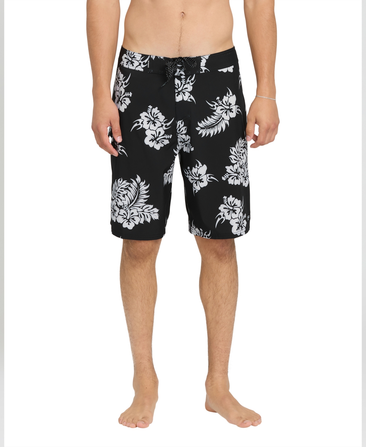 Men's Mercury Floral Boardshorts - Black