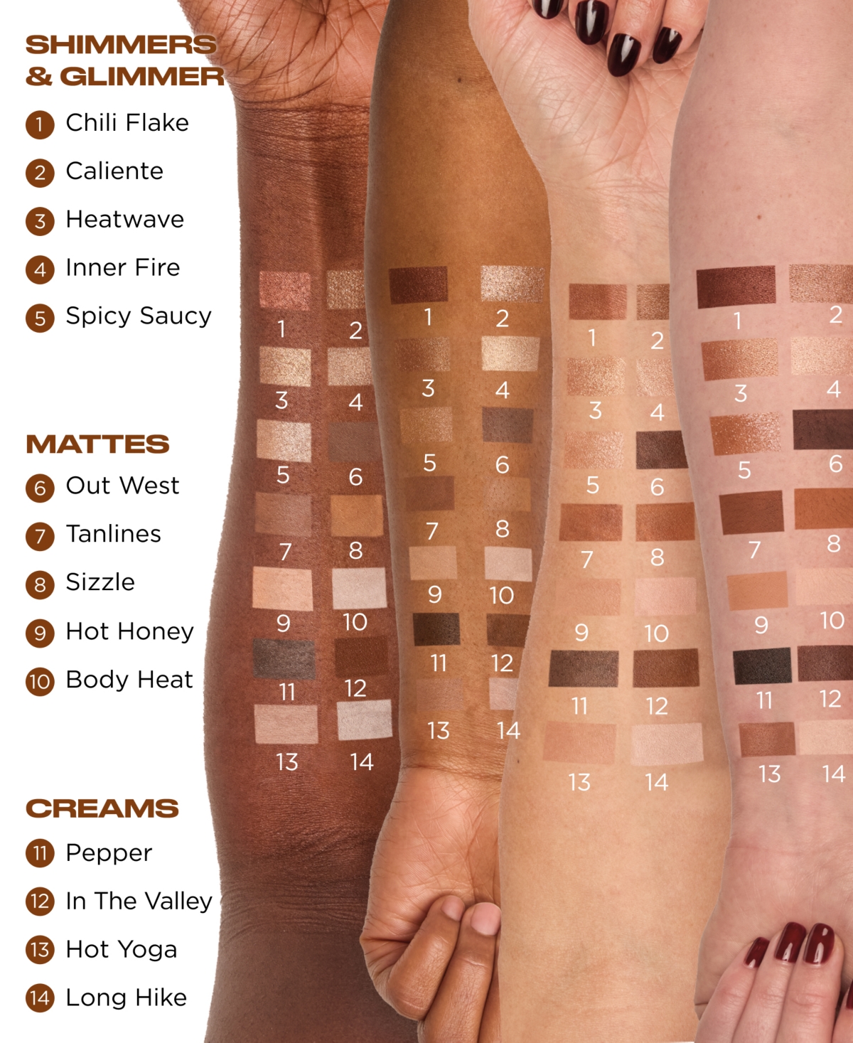 Urban Decay Warm-toned Naked Shaped Eye & Face Palette In Orange
