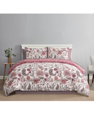 Macy's Giada 8-Pc. Floral Reversible Comforter Set