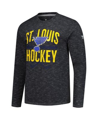Men's Charcoal St. Louis Blues Long Sleeve T-Shirt