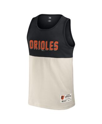Darius Rucker Collection by Men's Black/Cream Baltimore Orioles Color Block Tank Top