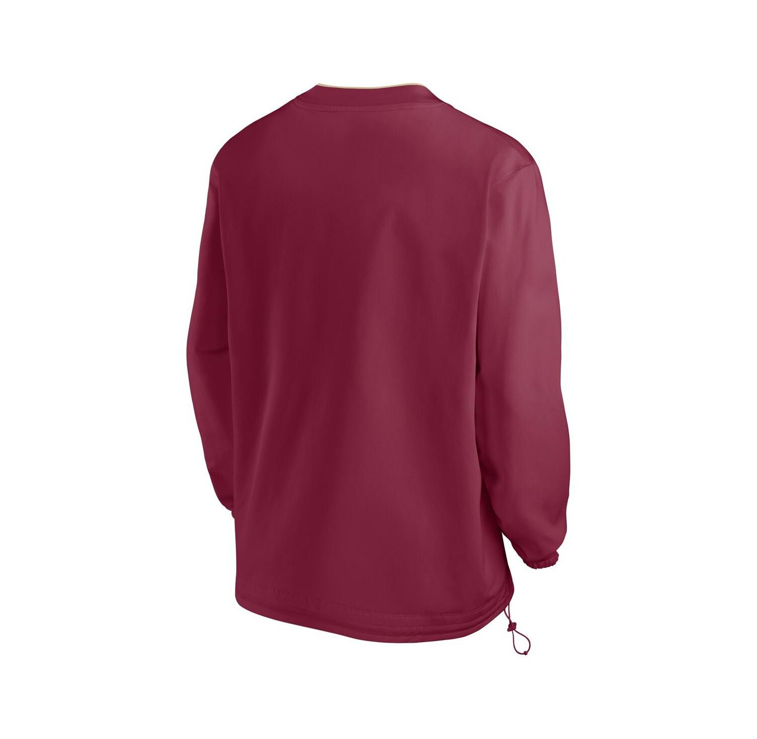 Men's Garnet Florida State Seminoles 2024 Sideline Pullover Windshirt