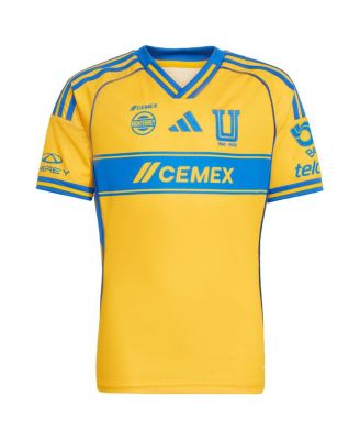 Big Boys and Girls Gold Tigres UANL 2025/26 Home Replica Jersey