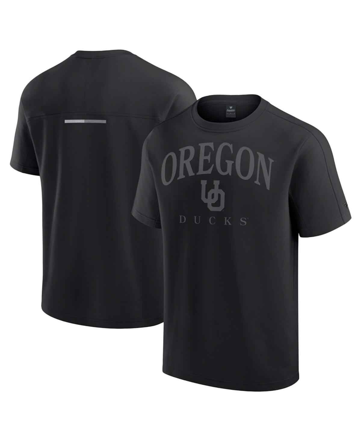 Men's Black Oregon Ducks Flex Tri-Blend T-Shirt - Black