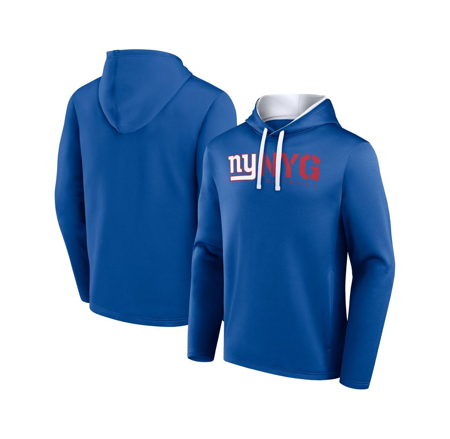 Men's Royal New York Giants Head Start Pullover Hoodie