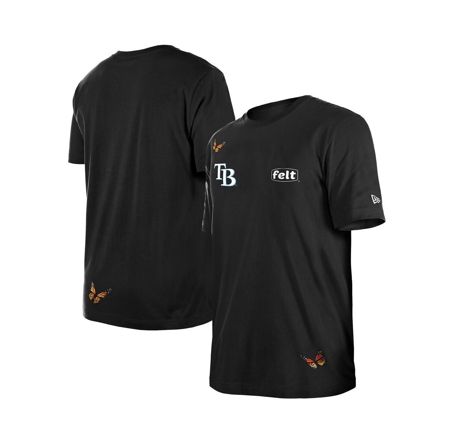 x Felt Men's Black Tampa Bay Rays T-Shirt