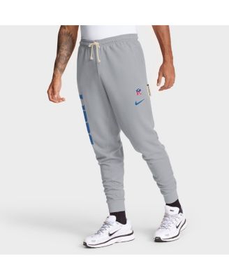 Men's Gray Detroit Lions Sideline Ground Game Performance Taper Pants