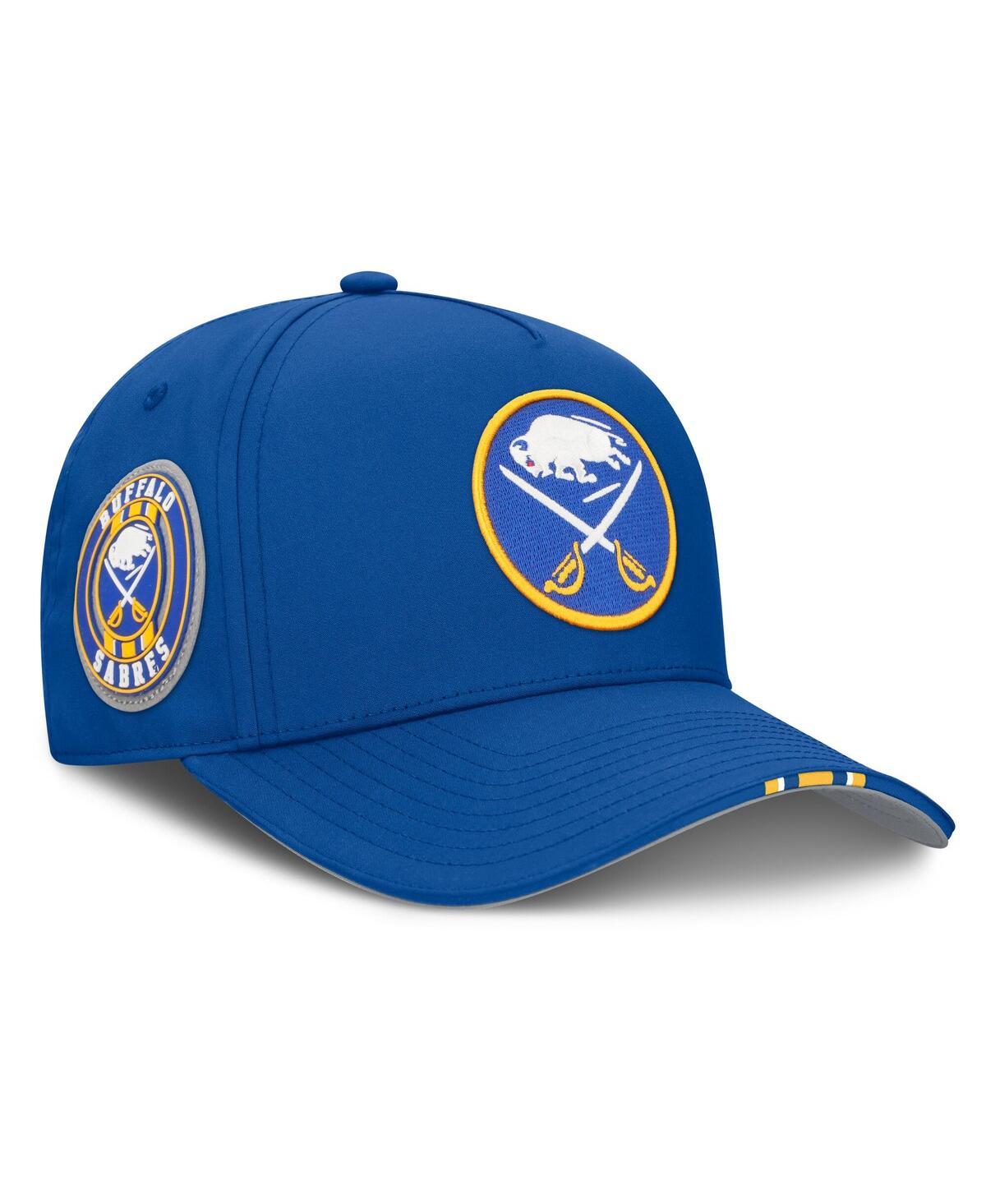 Men's Royal Buffalo Sabres 2025 Nhl Draft Authentic Pro On-Stage Podium A-Frame Adjustable Hat - Royal