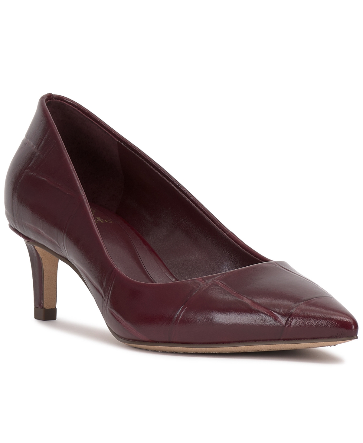 Vince Camuto Kehlia Pointed Toe Pump In Burgundy