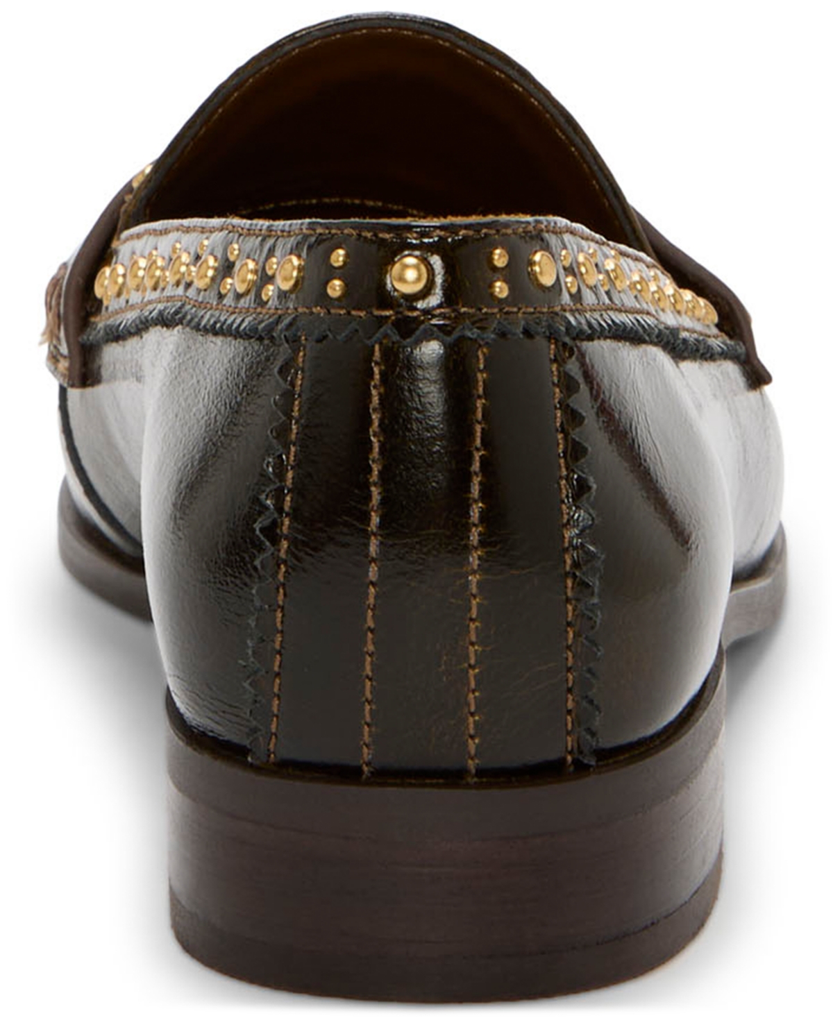 Vince Camuto Camdyn Studded Penny Loafer In Brown