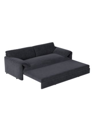 66" Queen Pull Out Sofa Bed 3-in-1 Convertible Sleeper Sofa