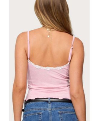 Womens Gabrietta Lacey Tank Top