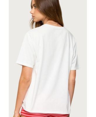 Women's Flower Vase Oversized T Shirt