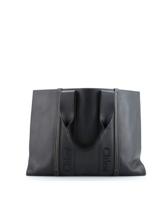 Large Woody Tote Leather