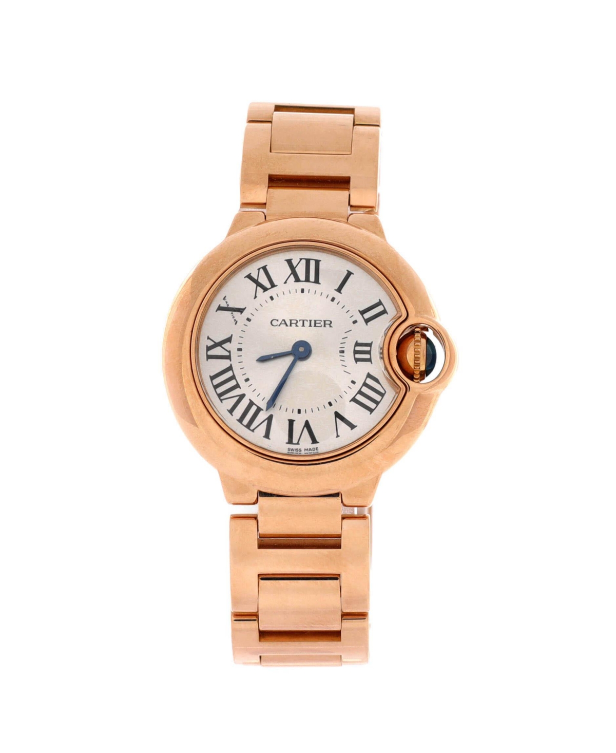 Ballon Bleu de Cartier Quartz Watch in Rose Gold 28mm - Dial color: natural