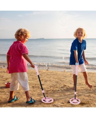 24.5''-33.5'' Metal Detector for Kids with LCD Display IP68 Waterproof