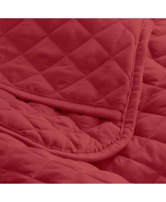 Ultra-soft Diamond Stitched Coverlet Set