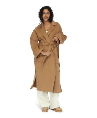 Women's Wide Awake Split Hem Overcoat