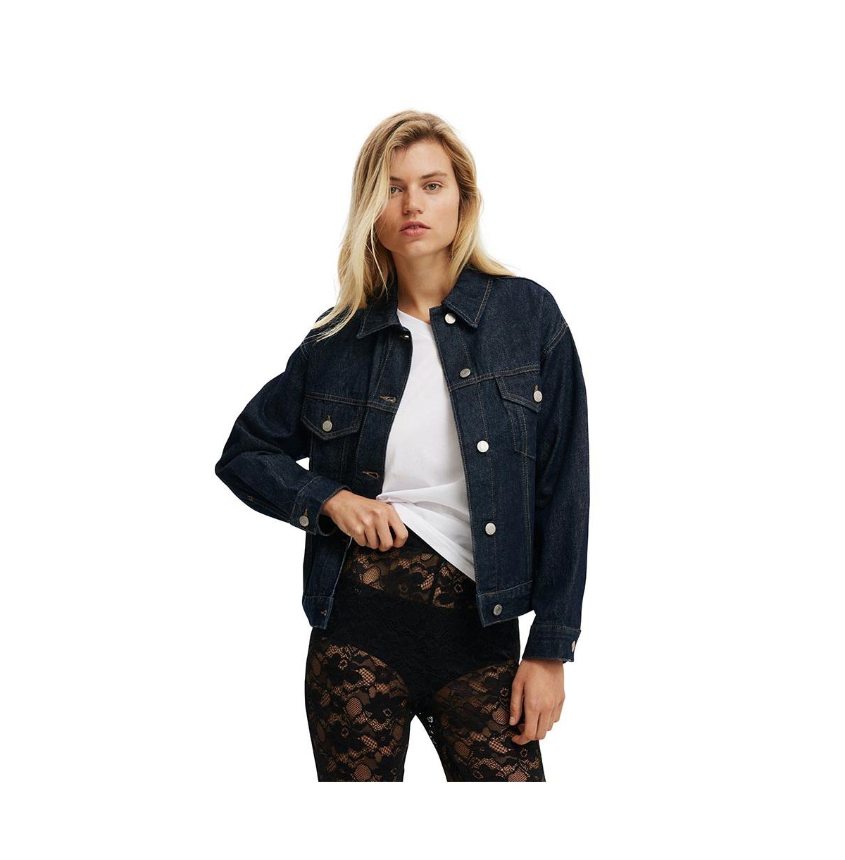 Women's 91 Denim Jacket - Nordic blue monogram