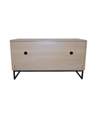 Modern Wooden Cat House with Scratching Mat - 47.64" x 21.46" x 25.98" 76.4 lbs