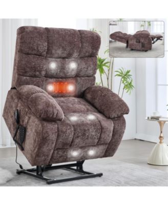 Lift Recliner Heat Massage Dual Motor