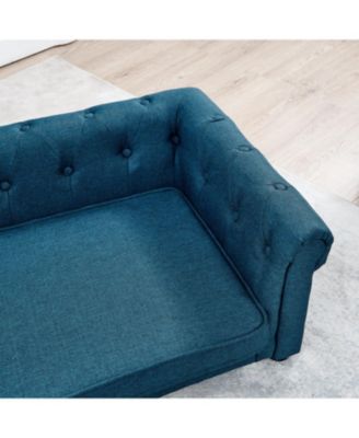 Elegant Elevated Dog Bed - Blue