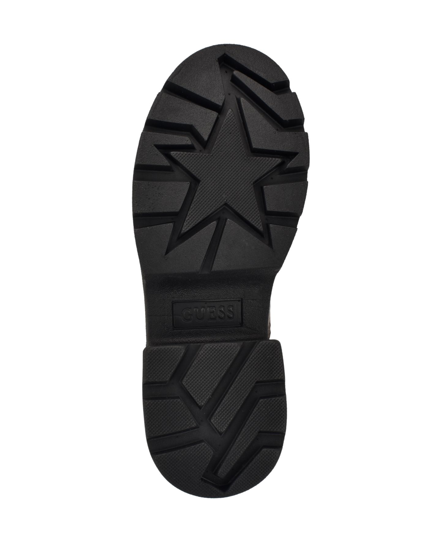 Женские ботинки GUESS Yarini Platform Lug Combat, цвет: Тёмный коричневый — фото 5