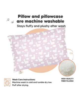 Toddler Pillow with Pillowcase, Small Pillow for Sleeping