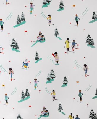 Ski Ditsy Gift Wrap