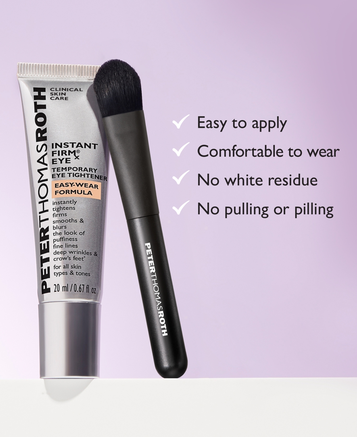 Peter Thomas Roth Instant Firmx Eye Temporary Eye Tightener Easy-wear Formula, 20 ml In Transparent
