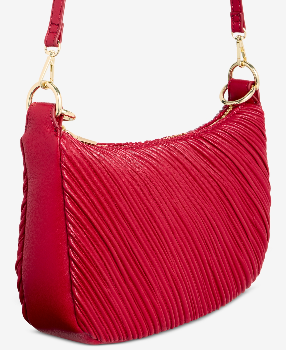 Inc International Concepts Small Donniee Bangle Crossbody Bag, Macy's Exclusive In Red