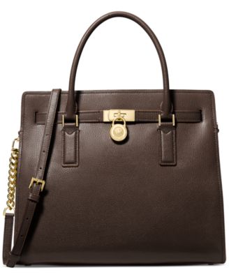 Michael Kors Hamilton Moderne Large Leather Satchel
