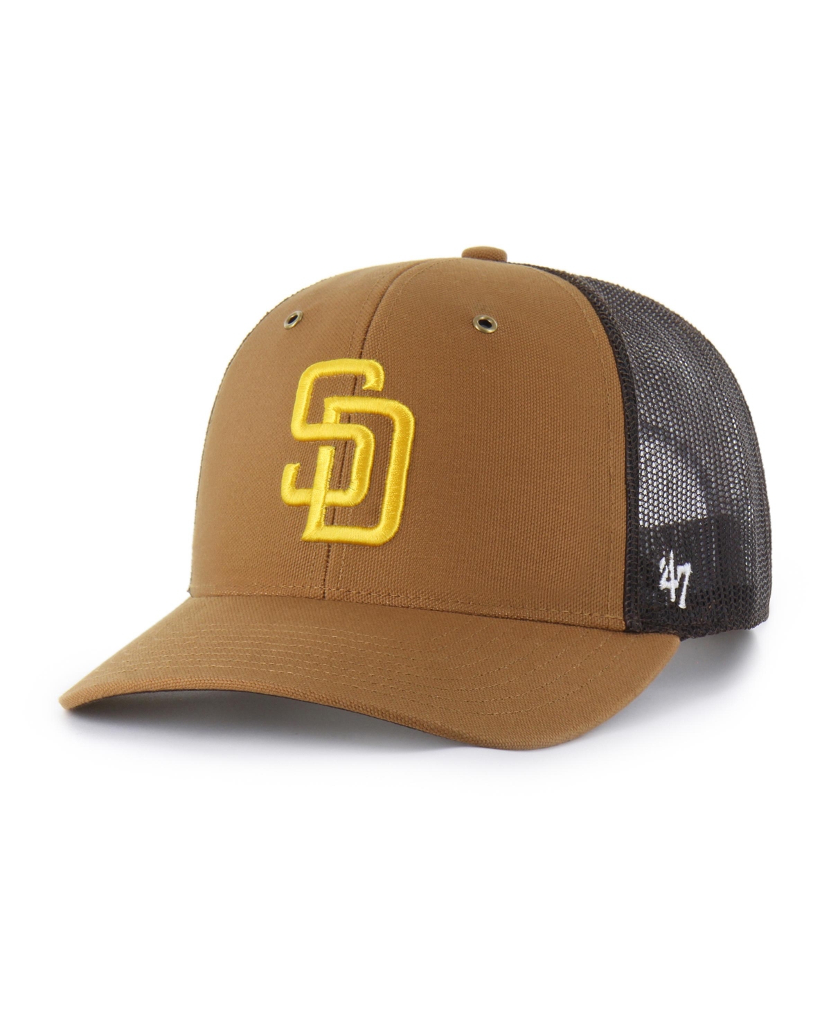 Carhartt X '47 Brand Men's Brown San Diego Padres Trucker Adjustable Hat - Brown