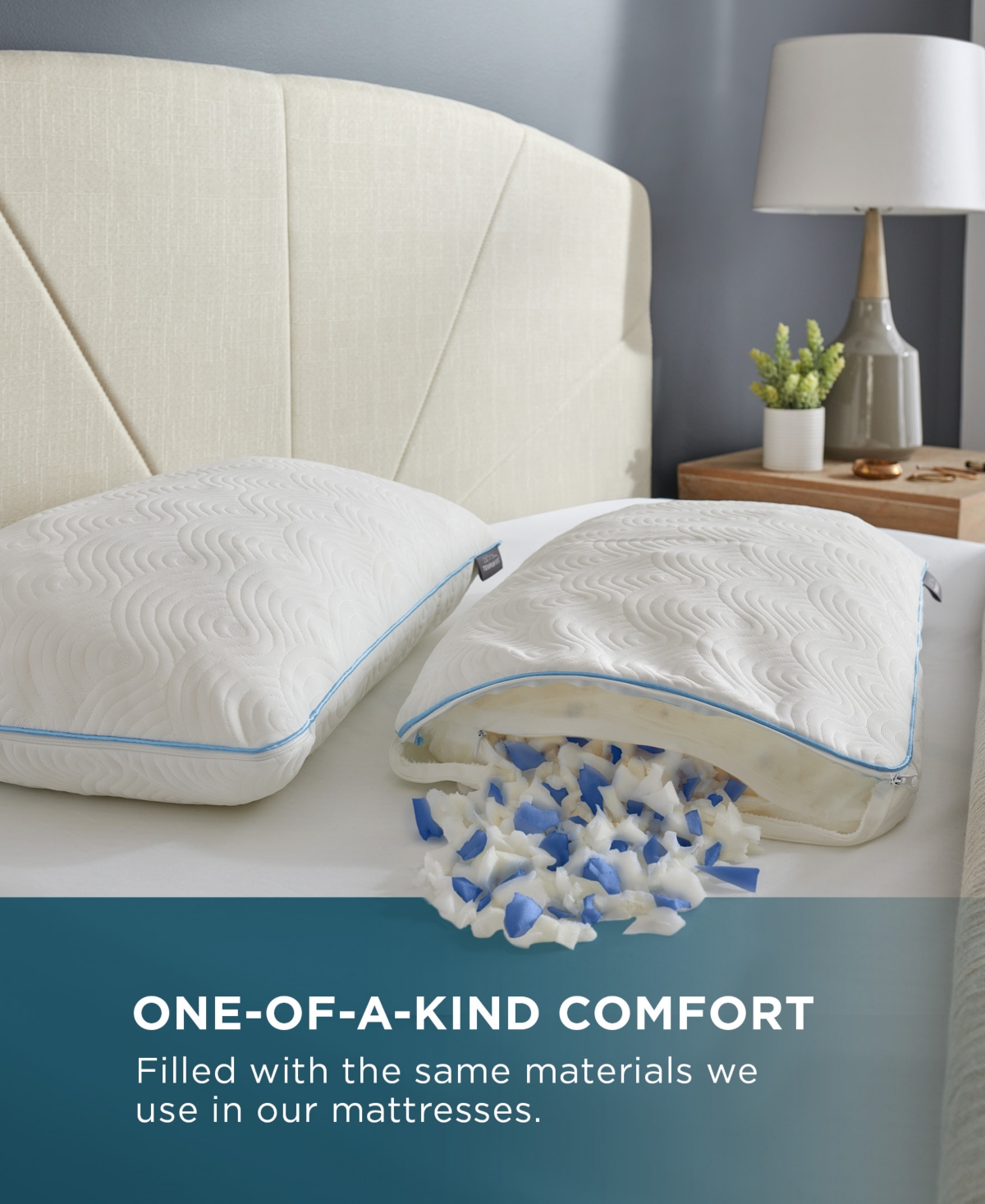 Tempur-pedic Tempur-adjustable Support Pillow, Queen In White
