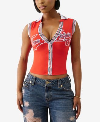 Women's Sporty Terry Polo Top