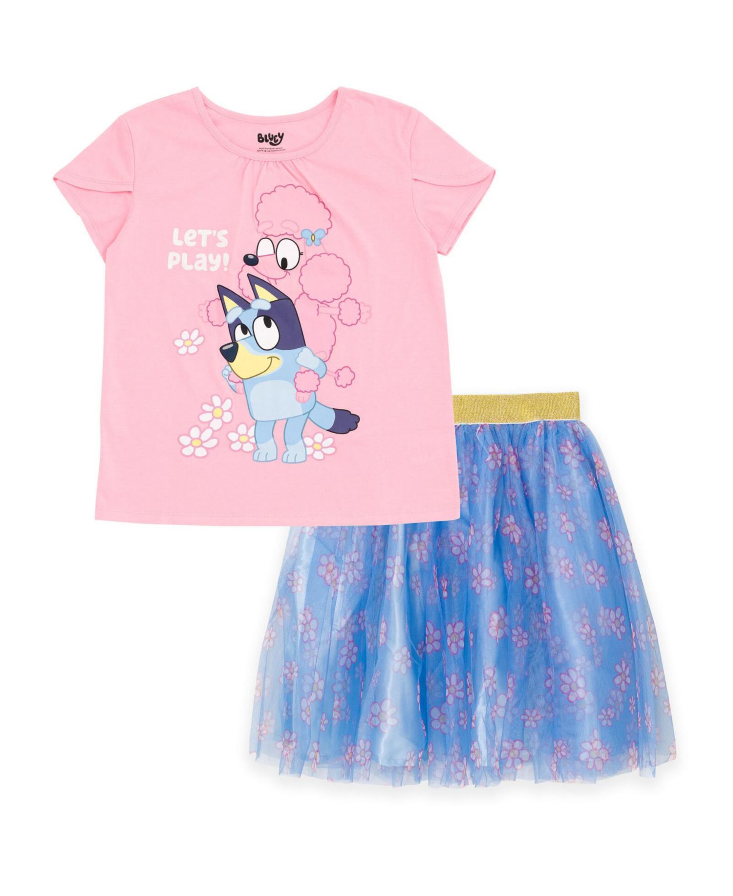 Baby Girls 2-Piece T-Shirt and Skirt Set
