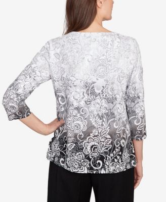 Petite Ombre Scroll Top