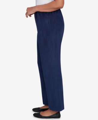 Petite Corduroy Medium Length Pants