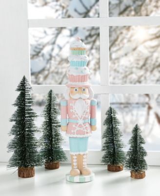 18.25" Resin Christmas Cupcake Nutcracker