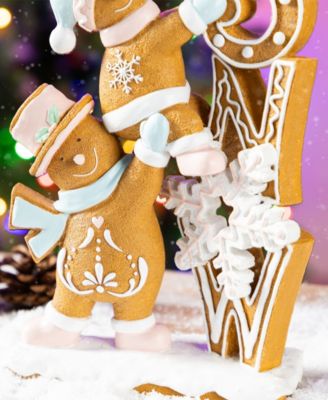 12.5" Resin Christmas Gingerbread Figurine