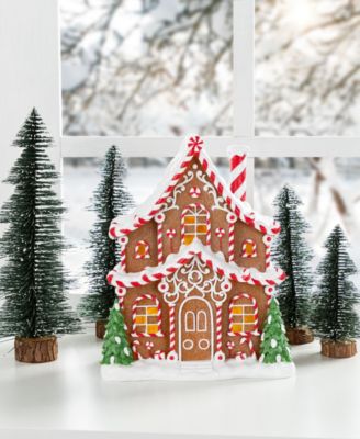 11.75" Lighted Resin Christmas Village