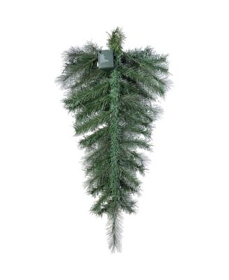 3 ft Pre-Lit Snow Flocked Pine Christmas Teardrop