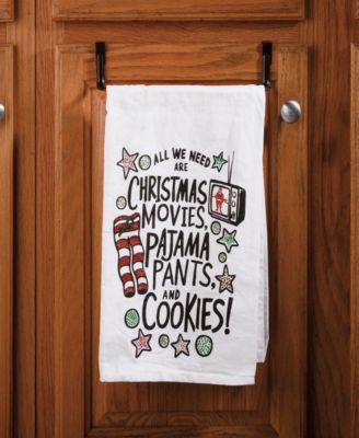 Christmas Movies Pajama Pants Kitchen Towel