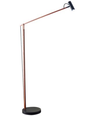 Crane LED Spotlight Swing Arm Floor Lamp