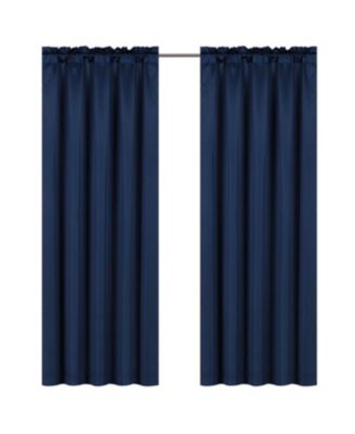 Basic Faux Silk Rod Pocket Shimmery Sheer Single Window Curtain Panel