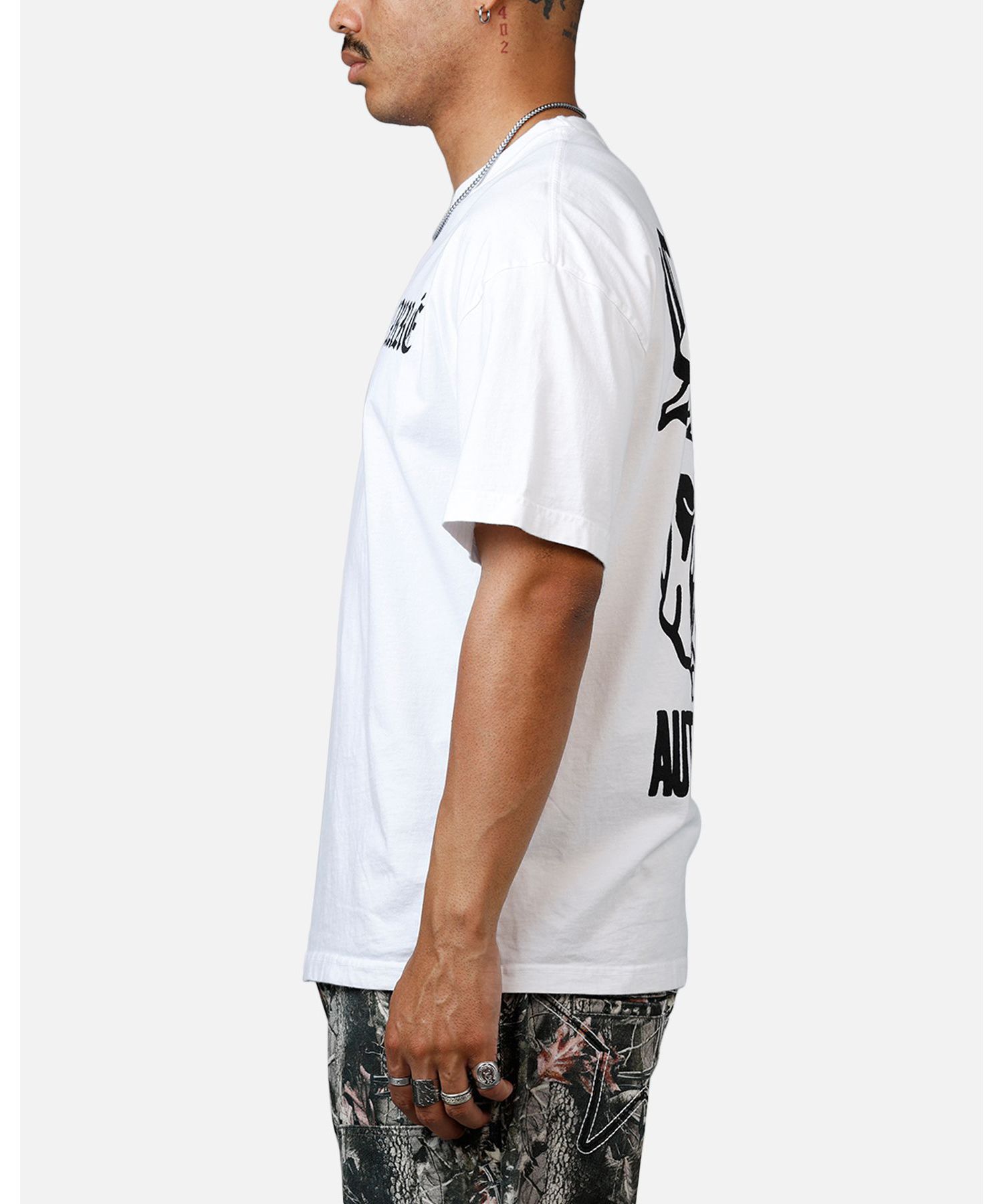 Men's Bulldog Heavyweight T-Shirt - White L