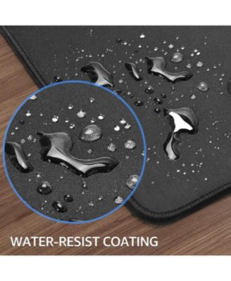 Large Gaming Mouse Pad Extended Mousepad with Micro-Weave Cloth, Non-Slip Base, Water Resist Keyboard Pad for Office Home, 31.5x15.7in